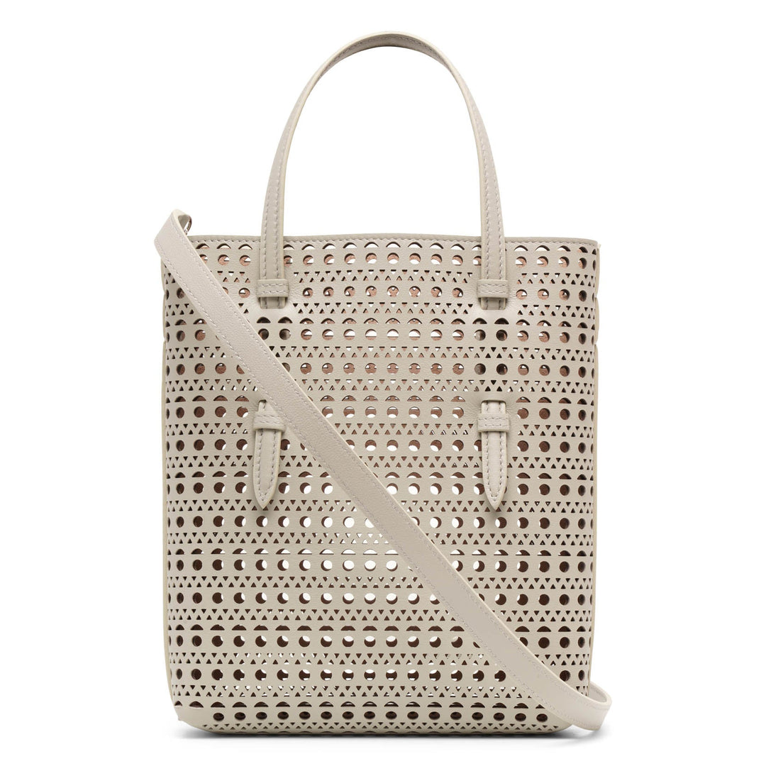 ALAIA バッグ アライア Mina 50 Large leather tote bag 752510 Mina 50 Large leather tote bag in black - Alaia | Mytheresa