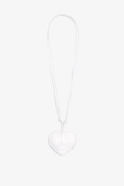 Le Coeur Cloche white leather