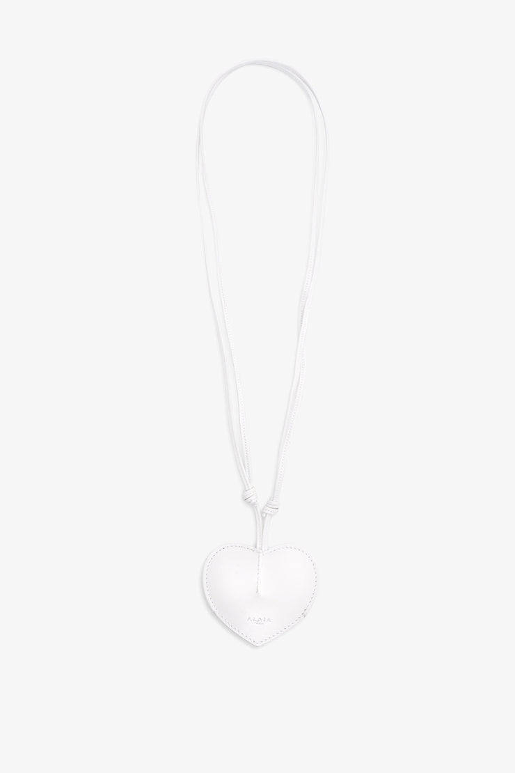 Le Coeur Cloche white leather