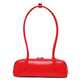 Le Teckel small red leather bag