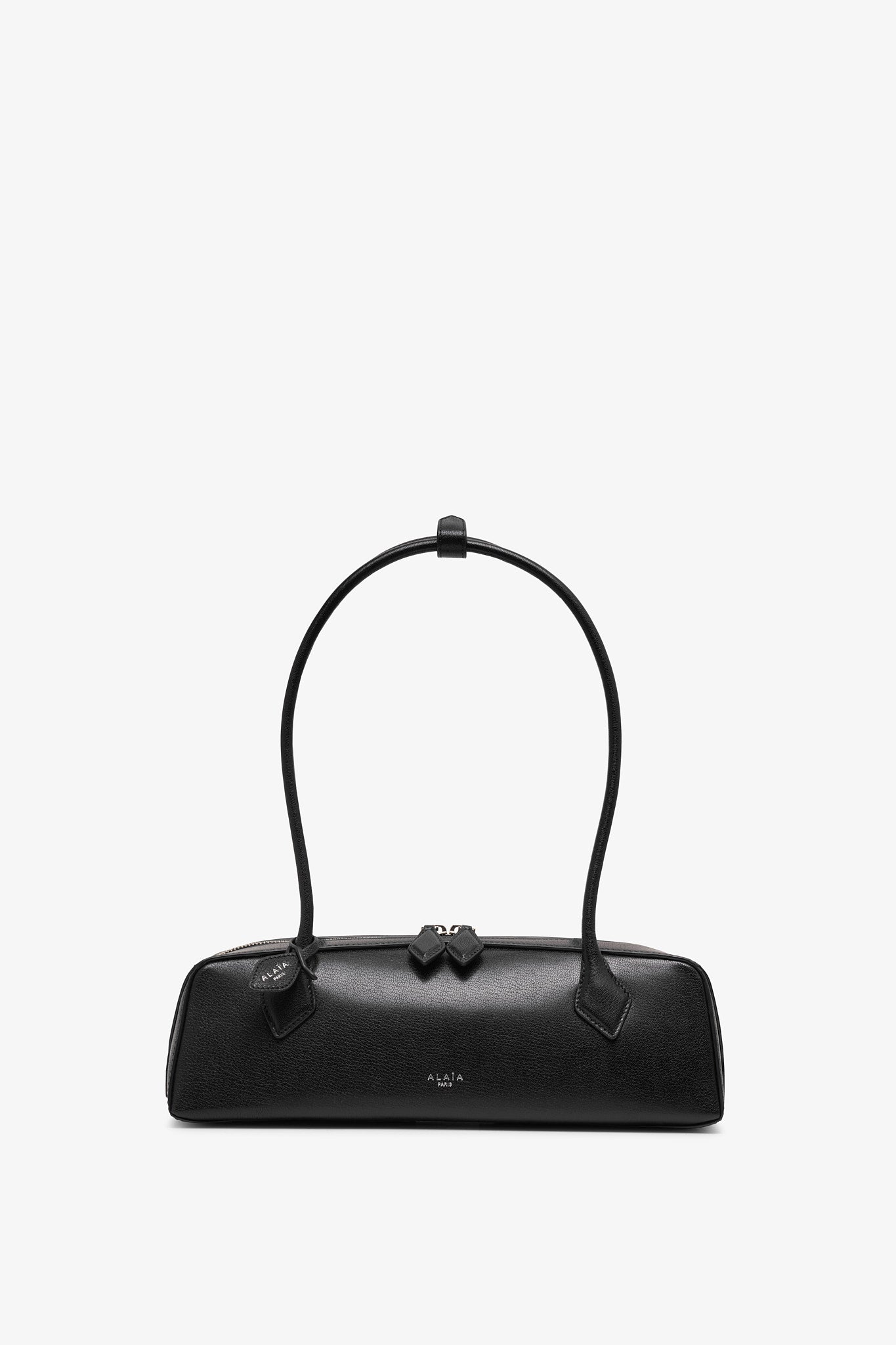 ショルダーバッグ・ポシェット TECKEL MEDIUM LEATHER SHOULDER AA24550B-Alaia-Le-Teckel-black