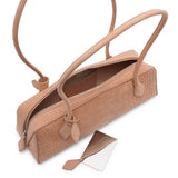 Le Teckel beige leather bag