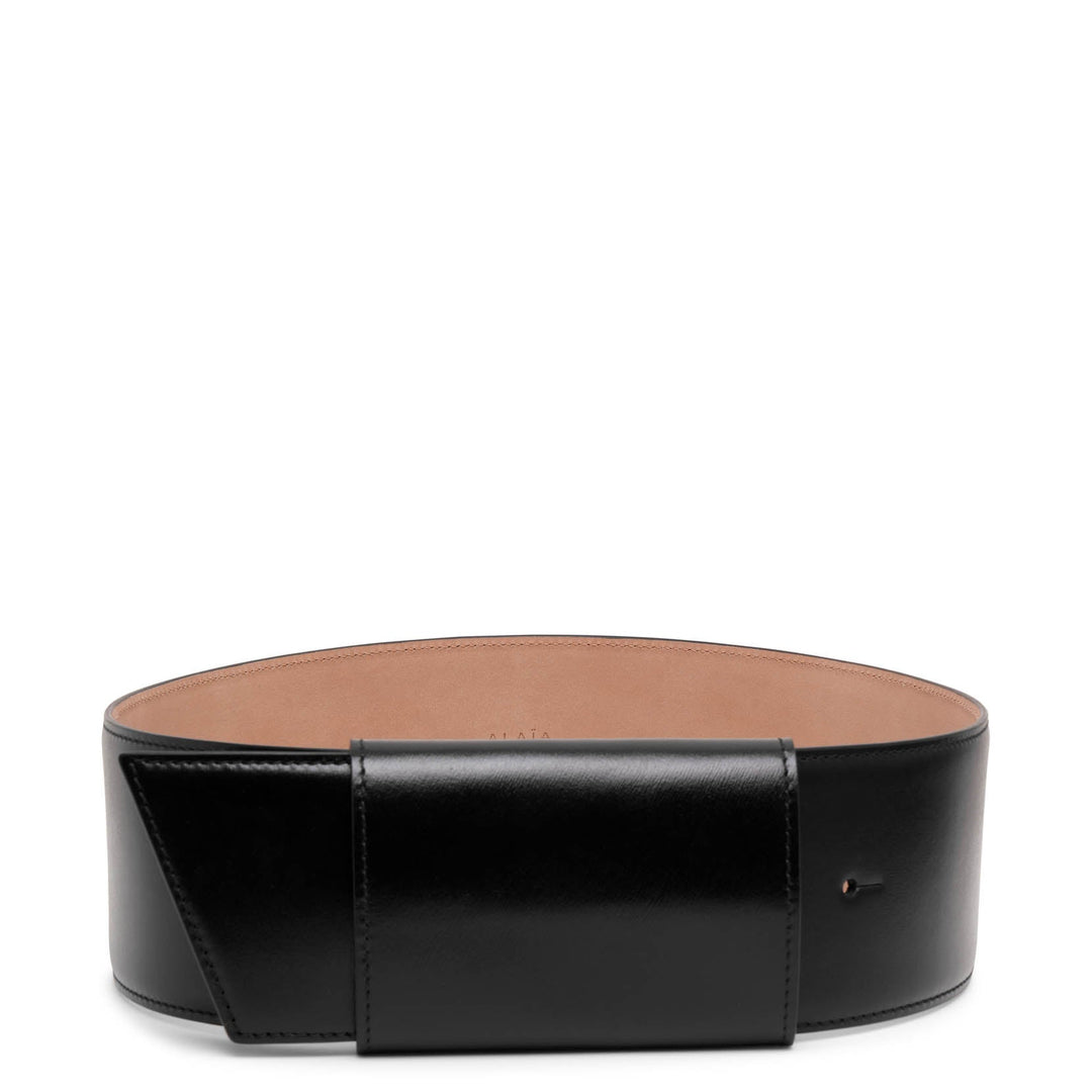 AA24571A-Alaia-Knot-Belt-black