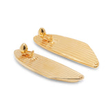 Bombe gold earrings