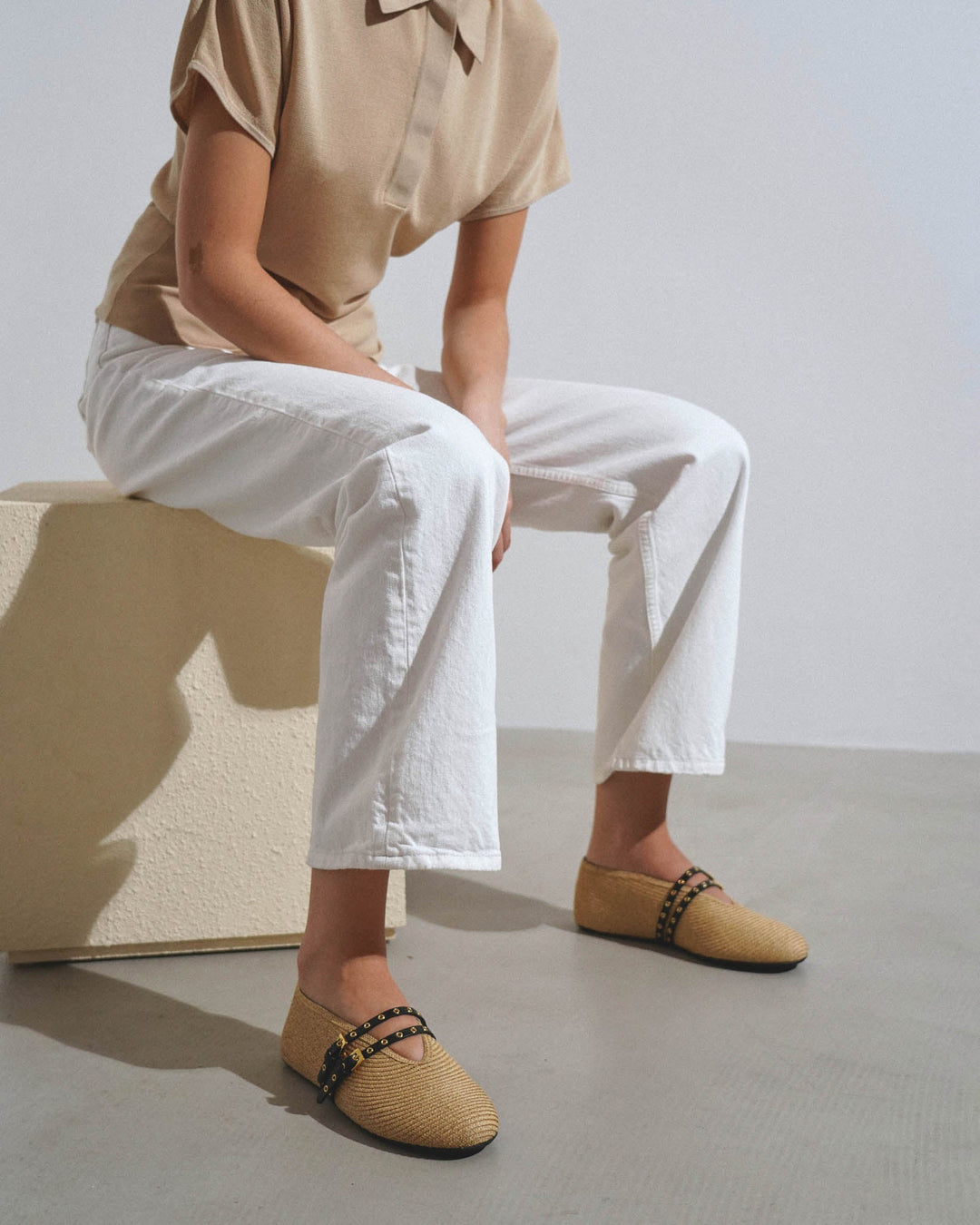 Alaïa | Raffia ballet flats | Savannahs