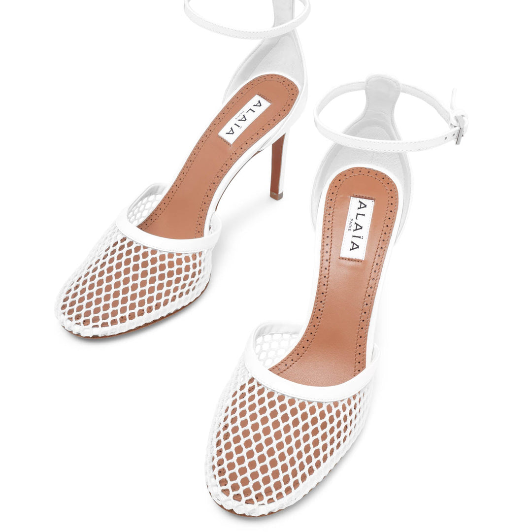 Alaïa | White mesh pumps | Savannahs