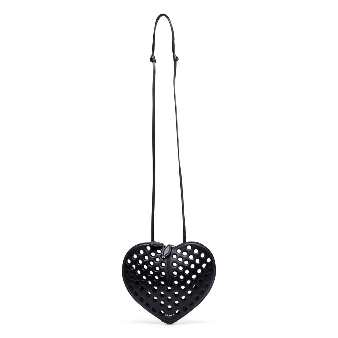 ショルダーバッグ・ポシェット Alaia Borsa A Tracolla Le Coeur In Pelle ALAÏA BLACK Le Cœur Bag In Calfskin |ALAÏA US