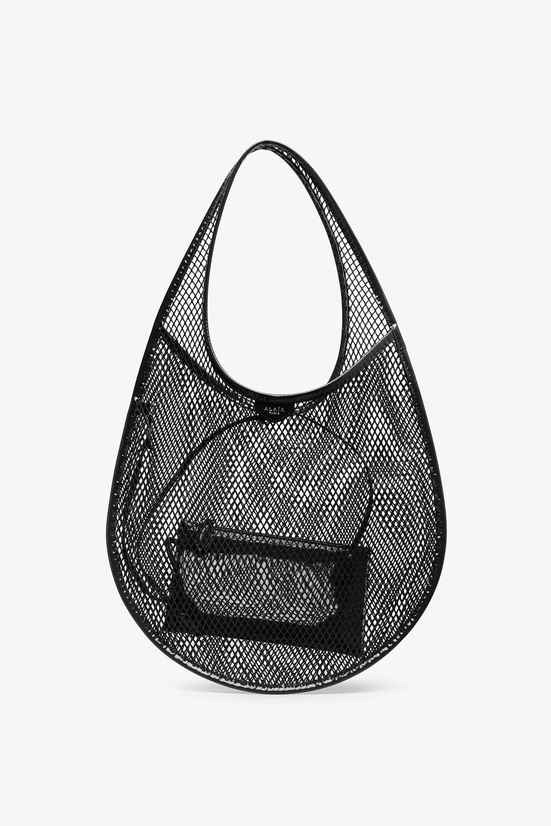 25SS new/ALAIA ワンピースネットショルダーバッグ Bag Black Alaïa | One piece medium black bag | Savannahs