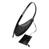 One piece black mesh bag