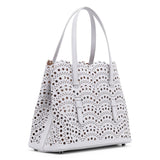 Mina 25 vague grey tote bag