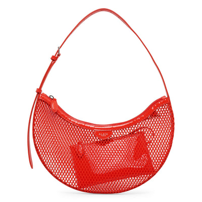 One piece red mesh bag