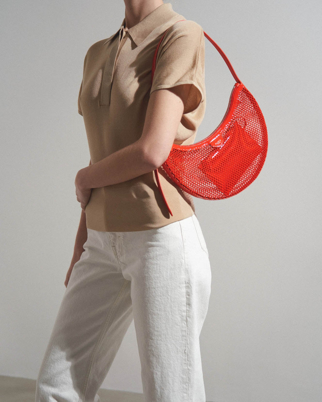 Alaïa | One piece red mesh bag | Savannahs Alaïa | One piece red mesh bag | Savannahs