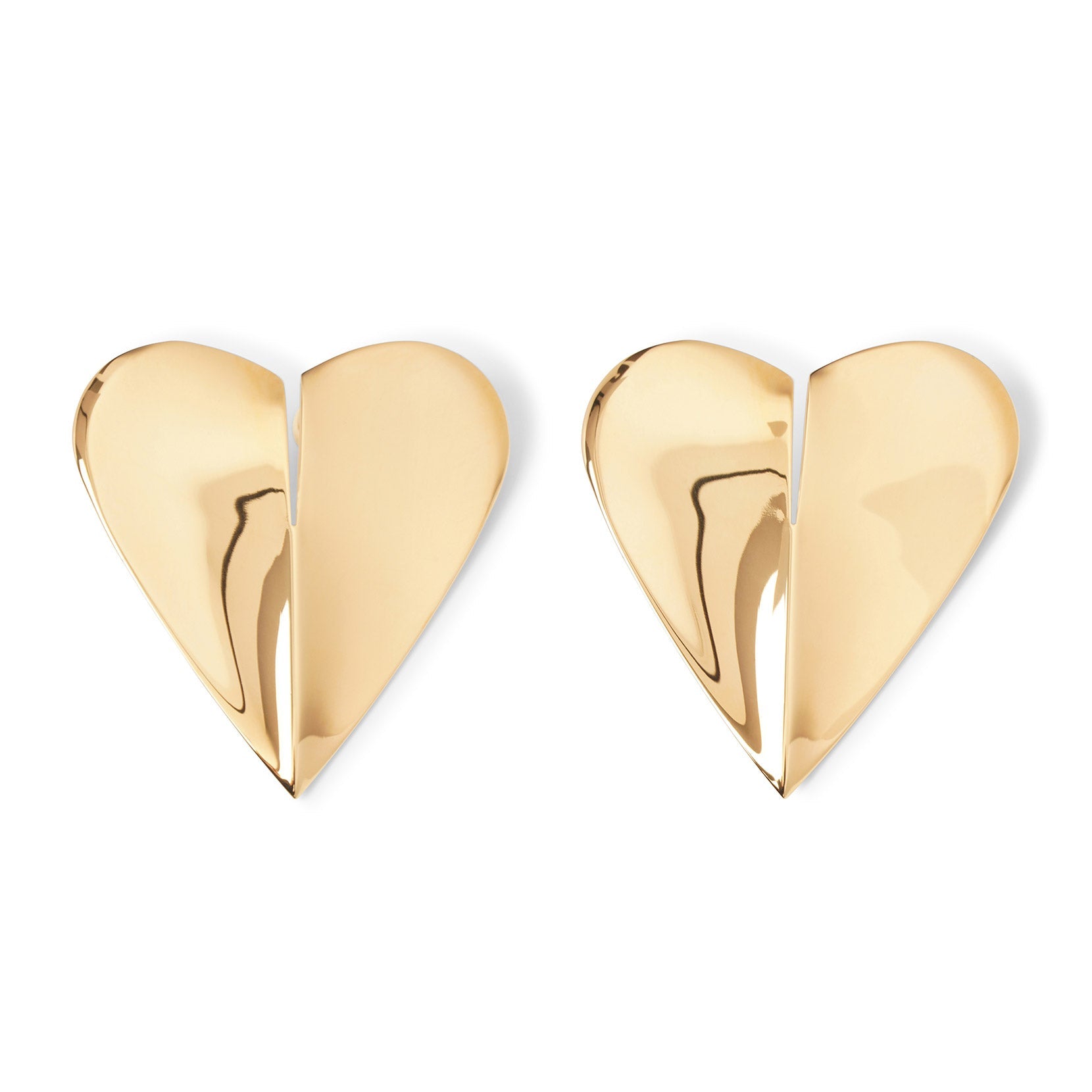 ALAÏA LE COUR L GOLD EARRINGS 