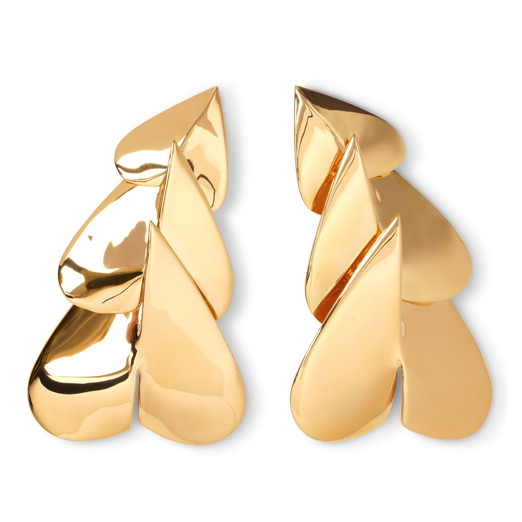Alaïa Le Cour Long Gold Earrings