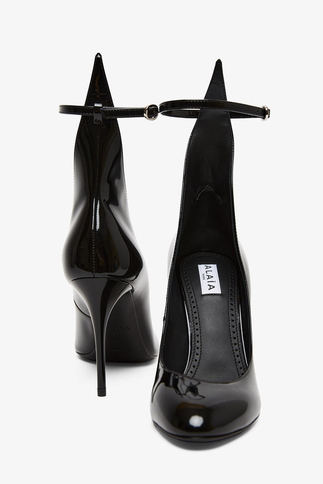 Alaïa | Pumps 90 black patent pumps | Savannahs