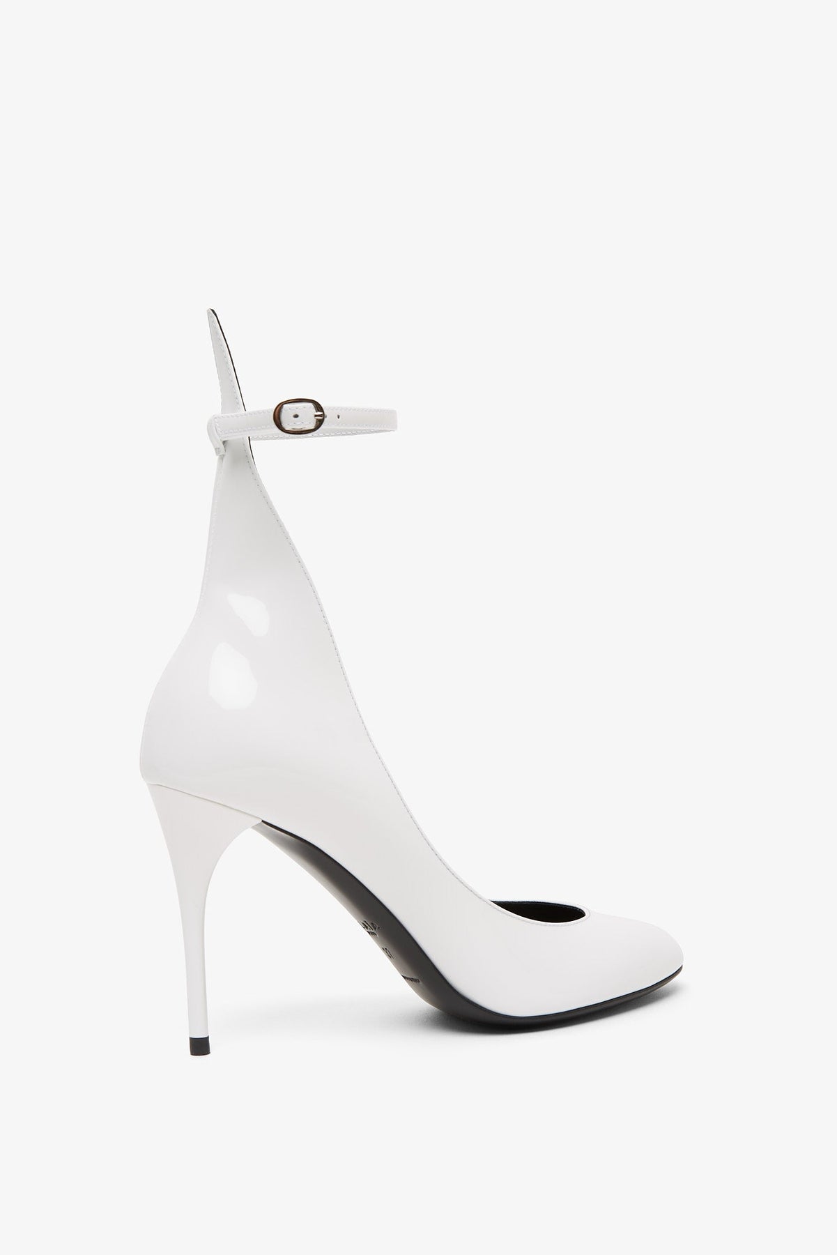 Shop Alaïa Pumps 90 White Patent Pumps