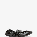 Sphere patent leather ballerinas