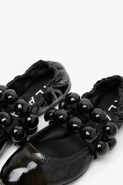 Sphere patent leather ballerinas