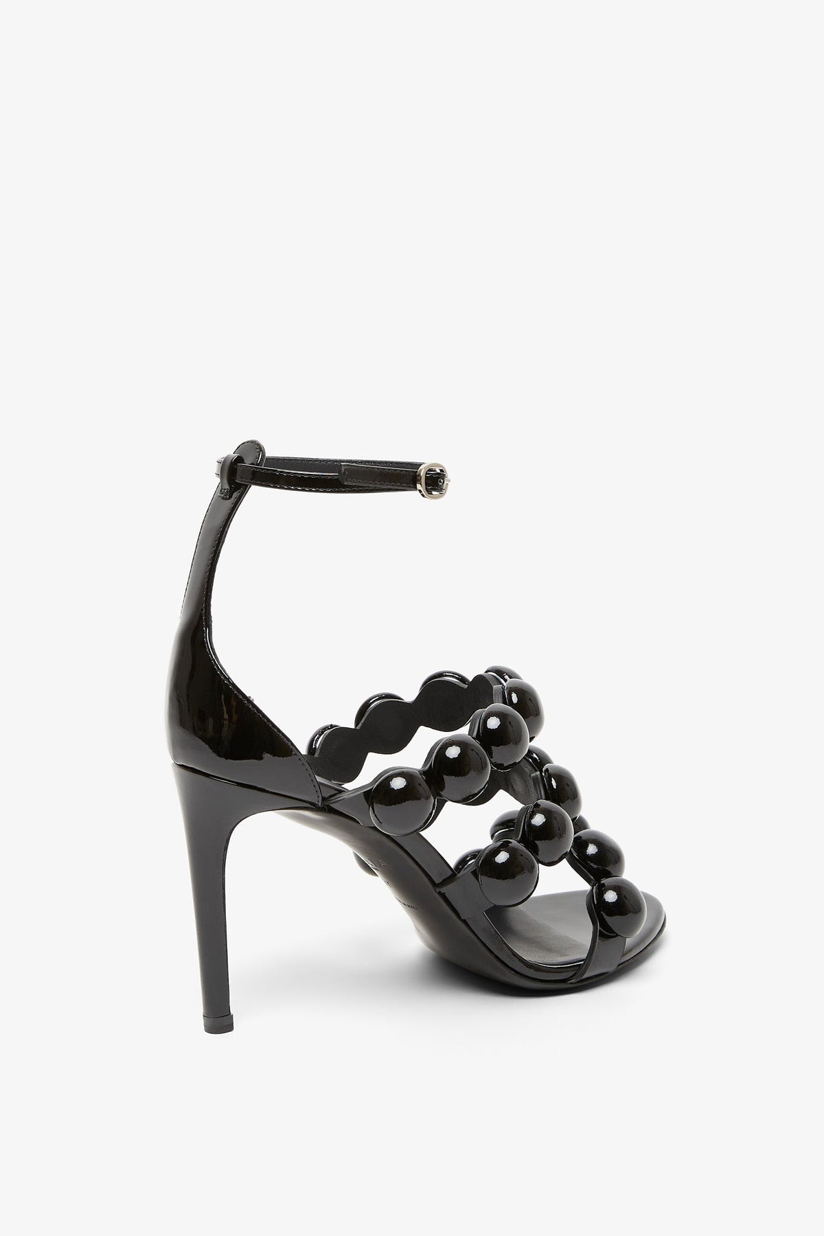 Shop Alaïa Bombe Black Sandals