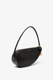 Le Demi-Coeur S black bag