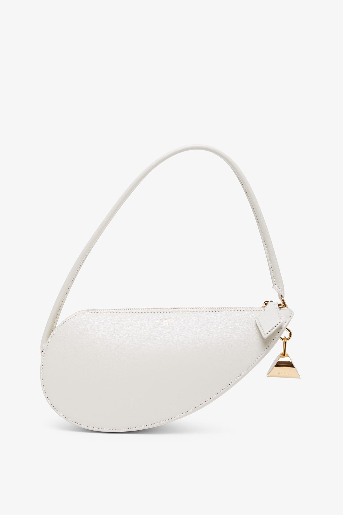 ALAÏA LE DEMI-COEUR S WHITE BAG 