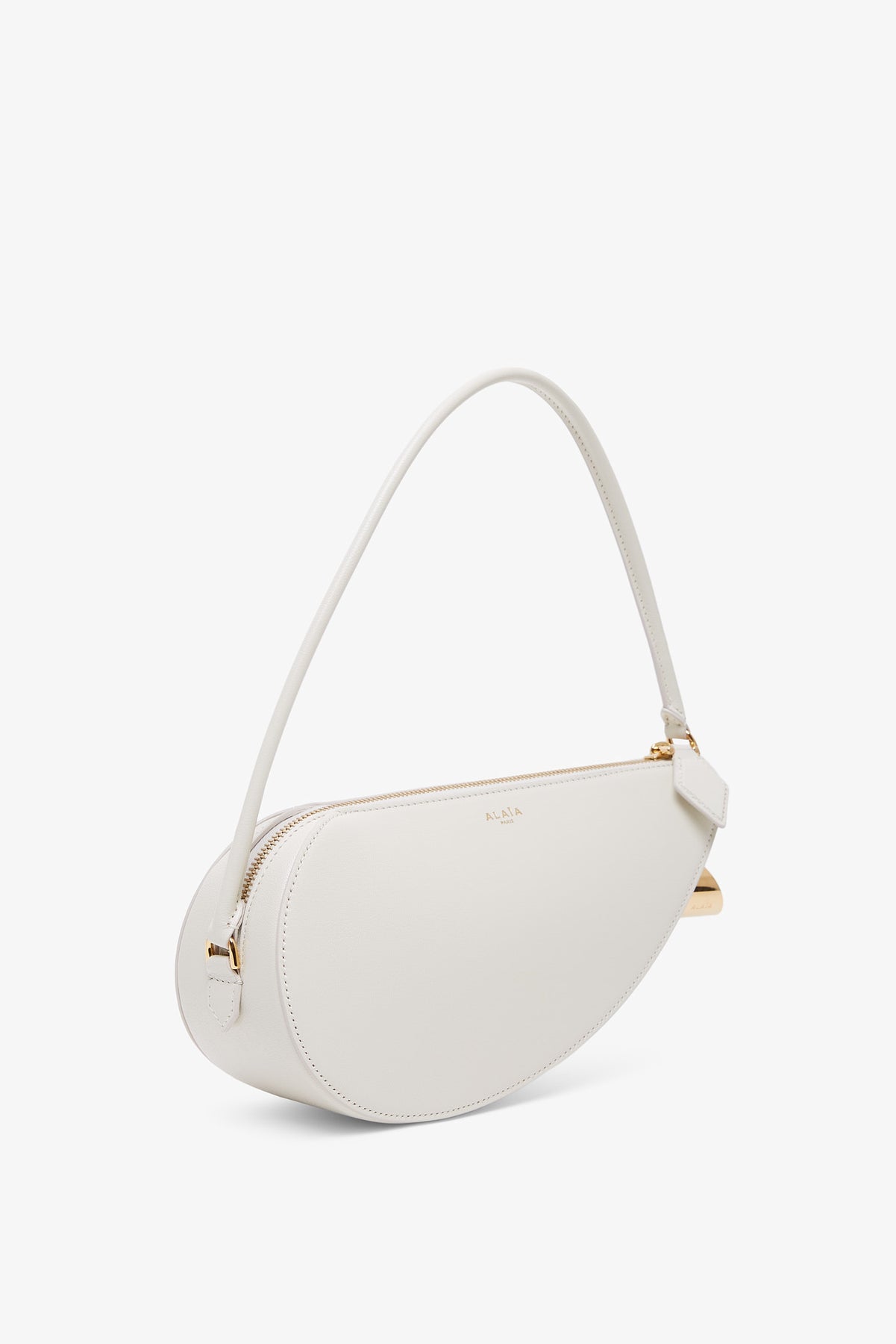 ALAÏA LE DEMI-COEUR S WHITE BAG 