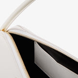 Le Demi-Coeur S white bag