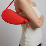 Le Demi-Coeur S red bag