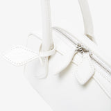 Le Teckel Small white leather bag