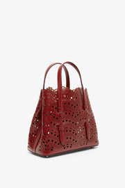 Mina 20 vague dark red tote bag