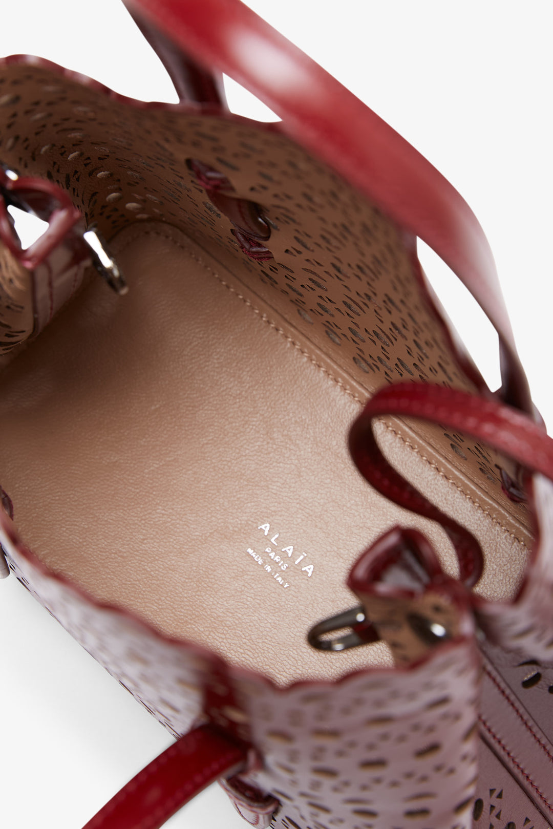 【FW24*】MINA 20 Alaïa | Mina 20 vienne vague pink tote bag | Savannahs