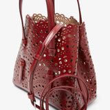 Mina 20 vague dark red tote bag
