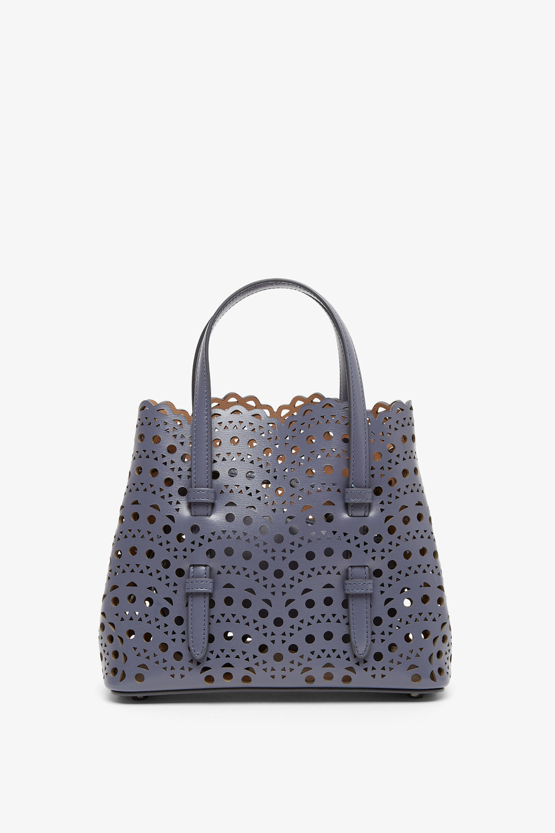 Alaïa | Mina 20 blue leather tote bag | Savannahs