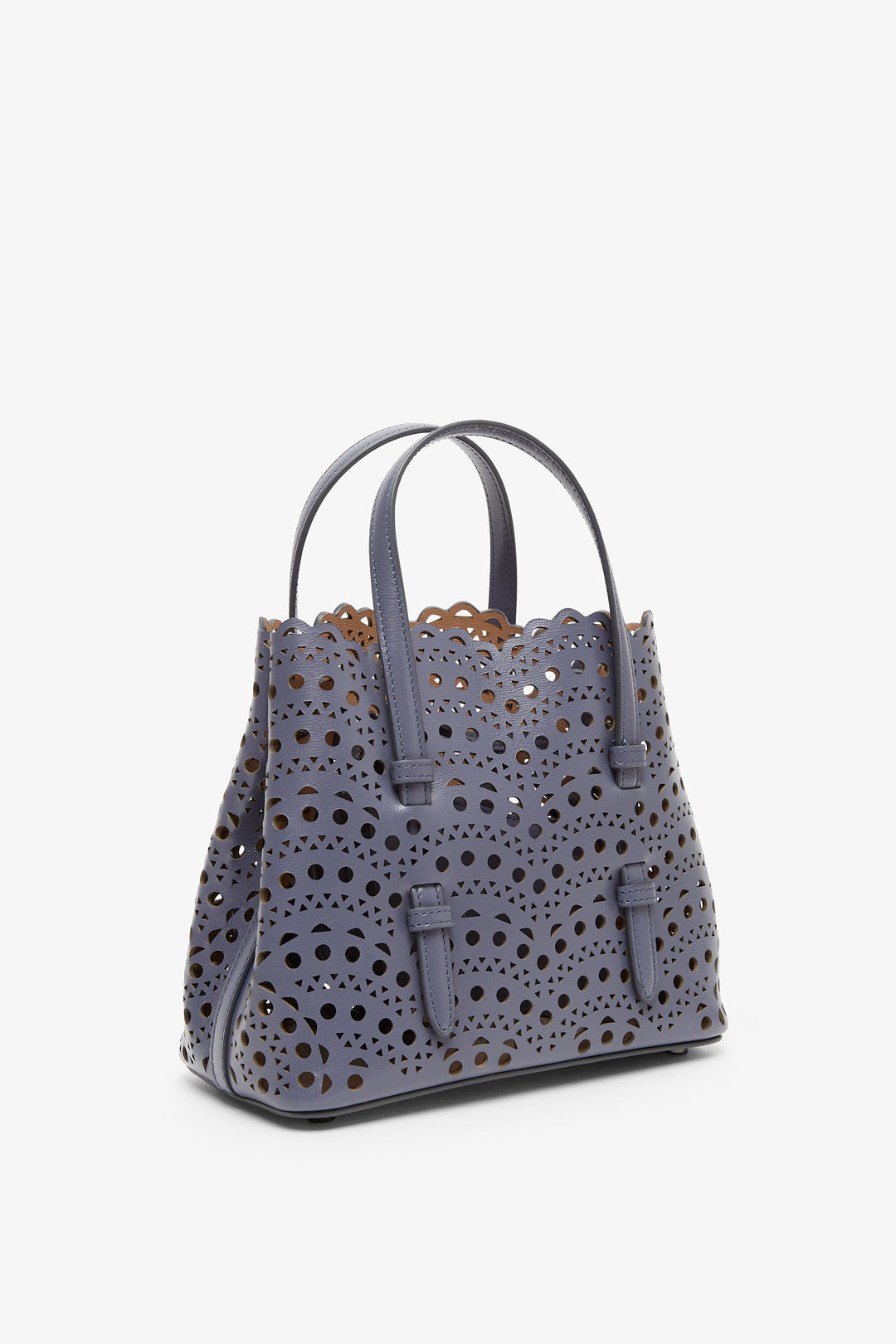 Alaïa | Mina 20 blue leather tote bag | Savannahs