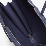 Le Coeur dark blue leather crossbody bag