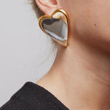 Bombe transparent earrings