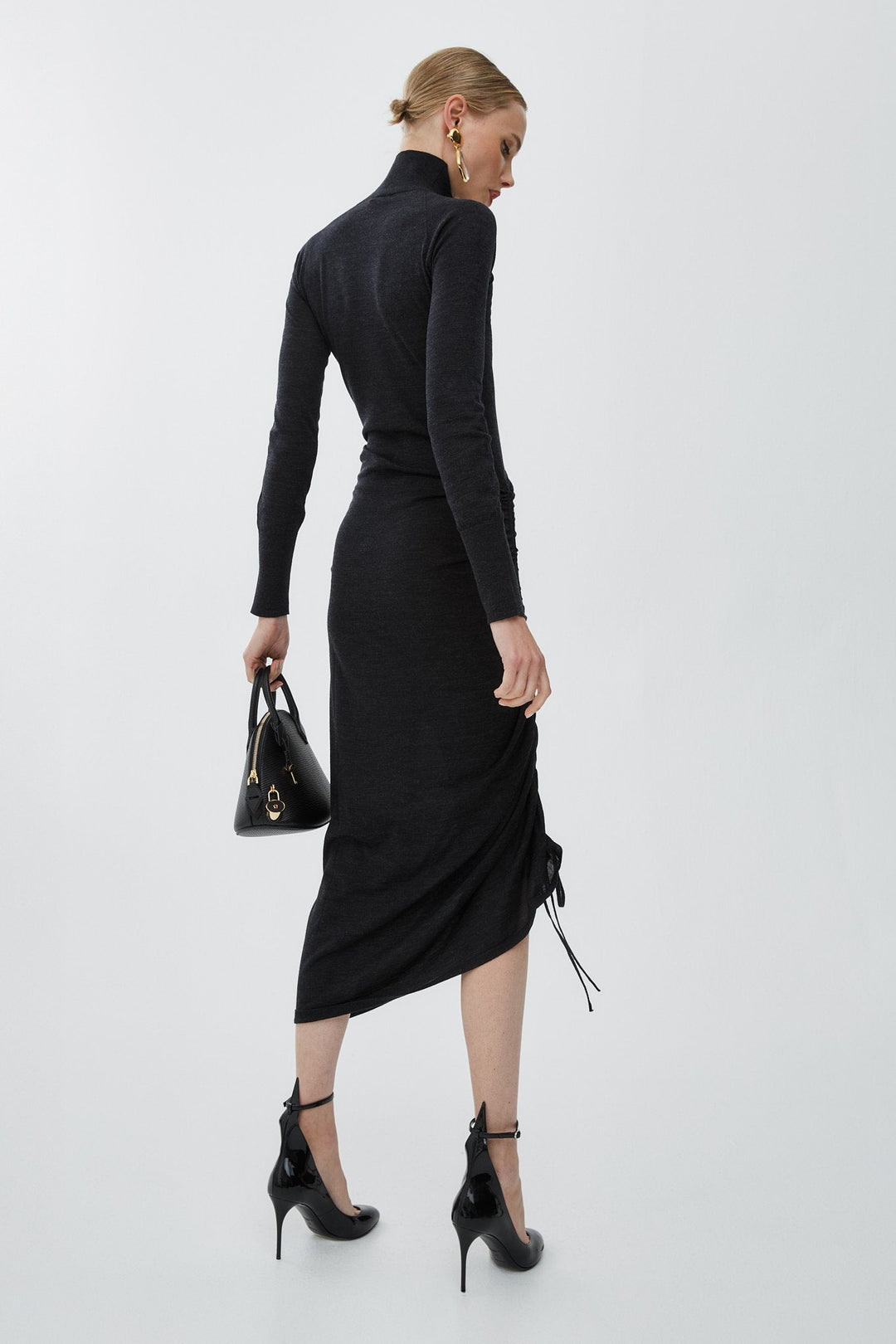 【関税&送料込】Alaia Draped Knit Dress Alaïa | Sheer wool knit draped dress | Savannahs