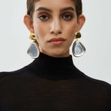 Bubble transparent earrings