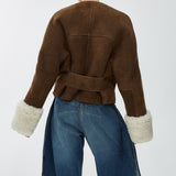 Shearling aviator jacket