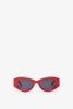 Oval 82 red sunglasses