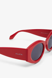 Oval 82 red sunglasses