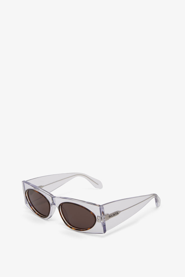 Cat Eye 85 transparent sunglases