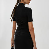 Draped soft jersey dress