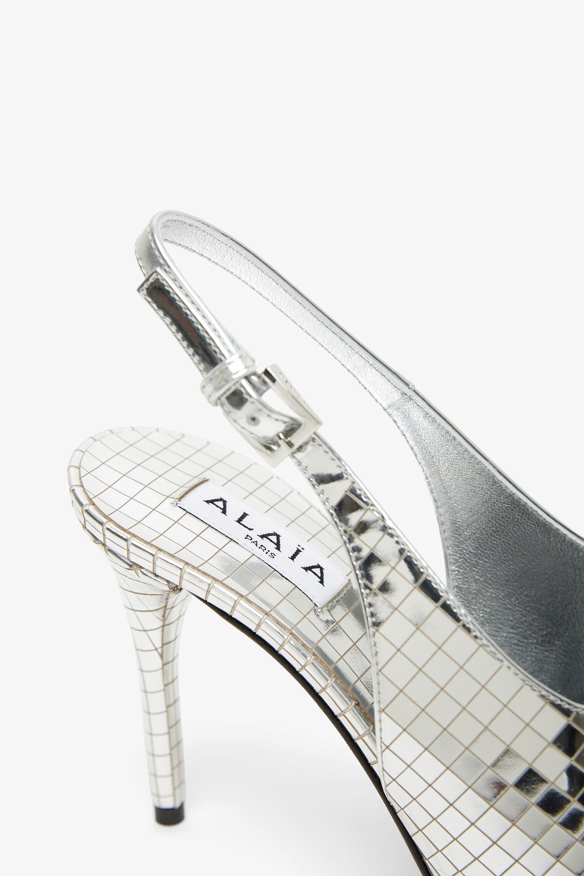 ALAÏA MIRROR 90 SLINGBACKS