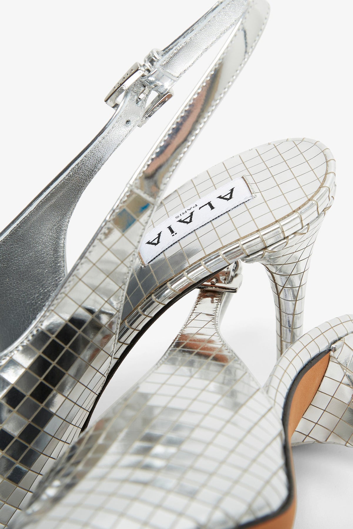 ALAÏA MIRROR 90 SLINGBACKS