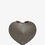 Le Coeur taupe leather crossbody bag