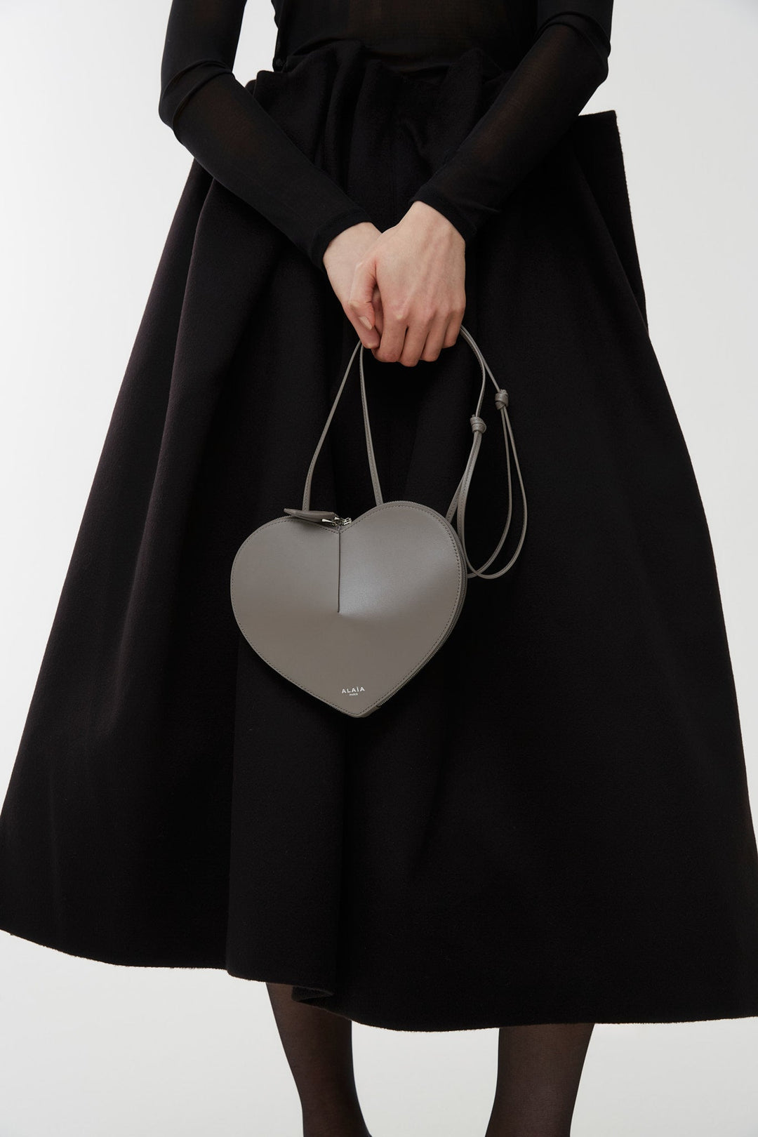 Alaïa | Le Coeur taupe leather crossbody bag | Savannahs