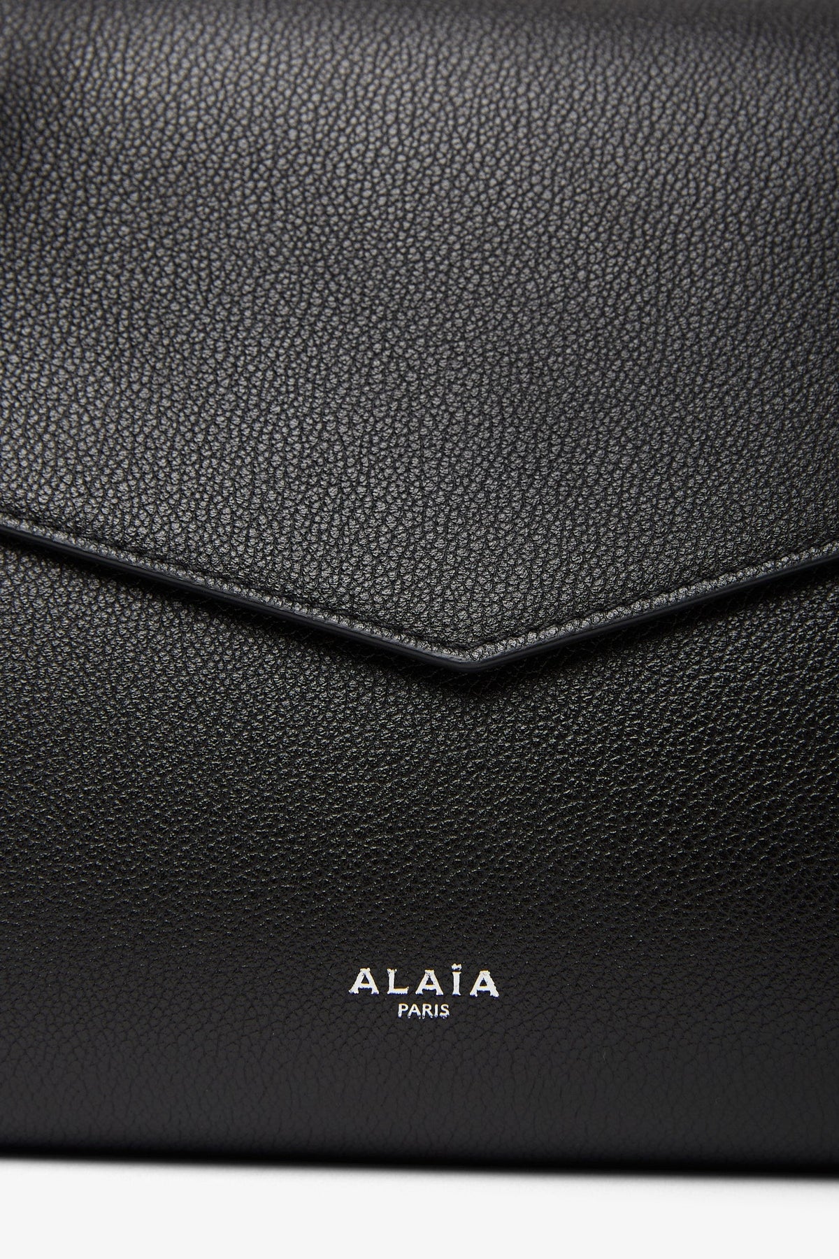 Alaïa Womens Alaia Le Teckel Flap Shiny-grained Leather Tote Bag