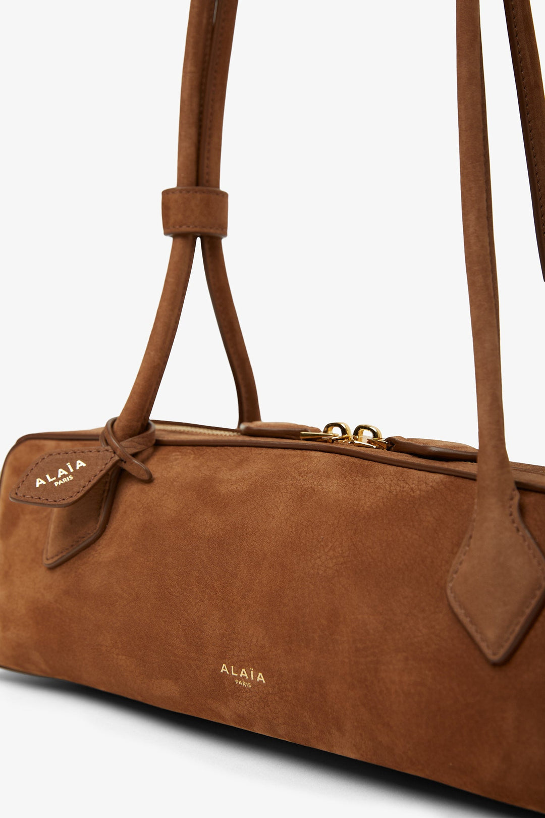 バッグ・カバンその他 Alaia Le Teckel bag medium brown in nubuck Alaïa | Le Teckel medium brown nubuck bag | Savannahs