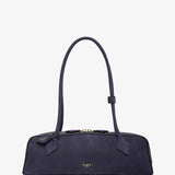 Le Teckel medium dark blue nubuck bag